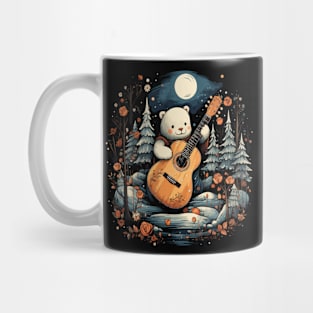 Winter Playing Guitar Mug